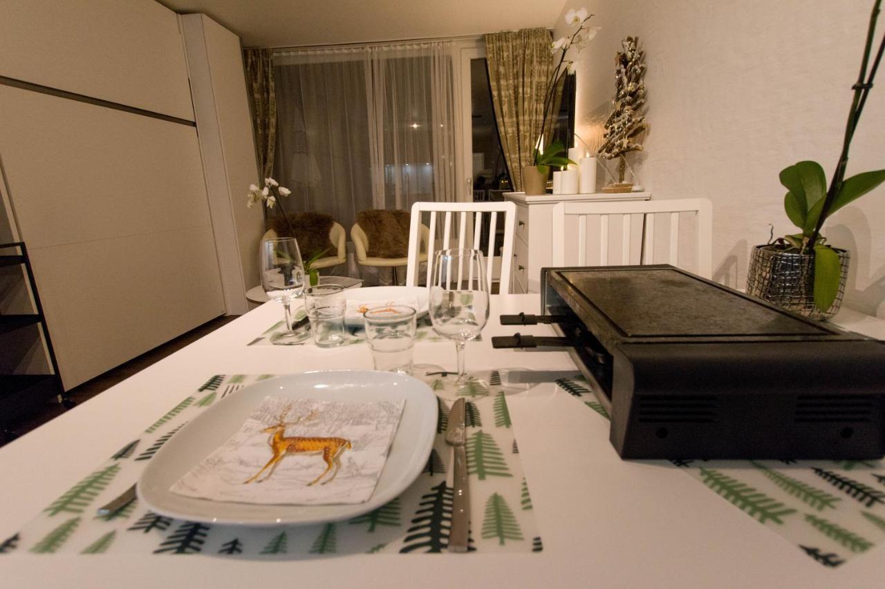 Appartements Dans La Residence Panorama Villars-sur-Ollon Exteriör bild