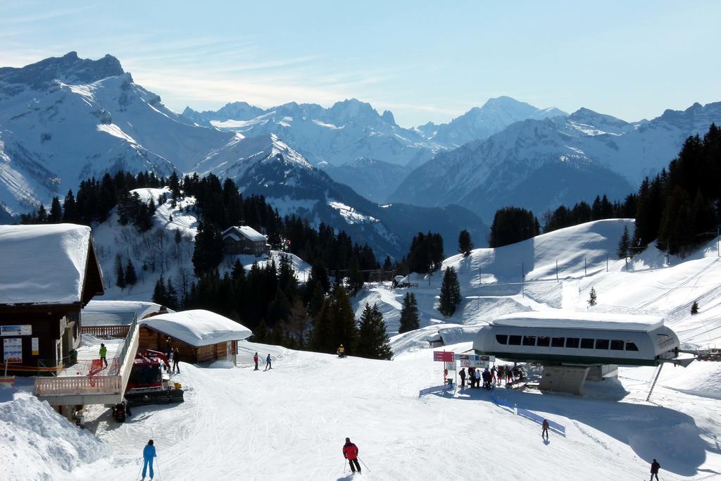 Appartements Dans La Residence Panorama Villars-sur-Ollon Exteriör bild